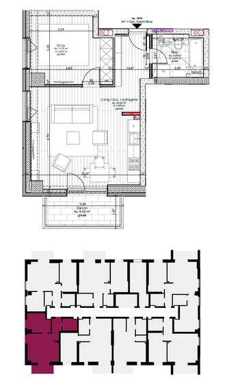 Apartament 1,5 camere Take Ionescu – Vivalia Grand V9, aproape de Medicină