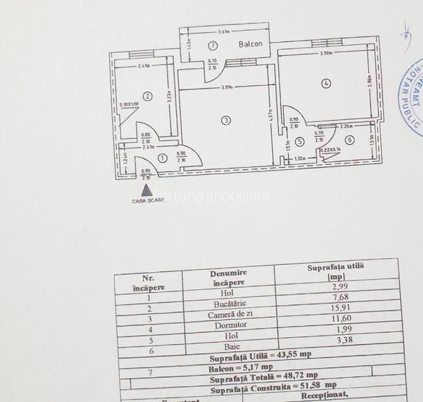 Apartament 2 camere,etaj 1,mobilat si utilat,ultracentral,P-ta M. Kogalniceanu - 14
