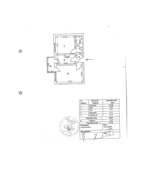 Apartament cu 2 camere, decomandat, Micro 21, etajul 2 – La cheie!