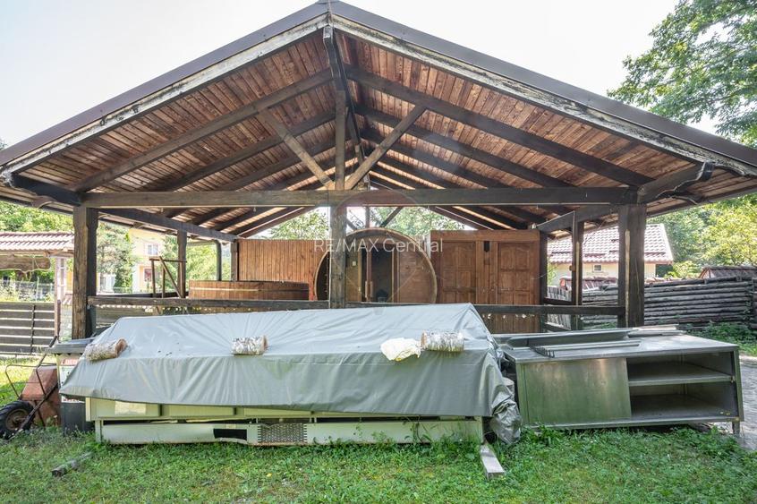 Cabană turistică, 12 camere cu restaurant, bucătărie + sală evenimente - 28