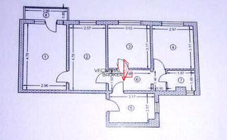 SALAJAN / 4 CAMERE DECOMANDAT / ETAJ 1 - 3