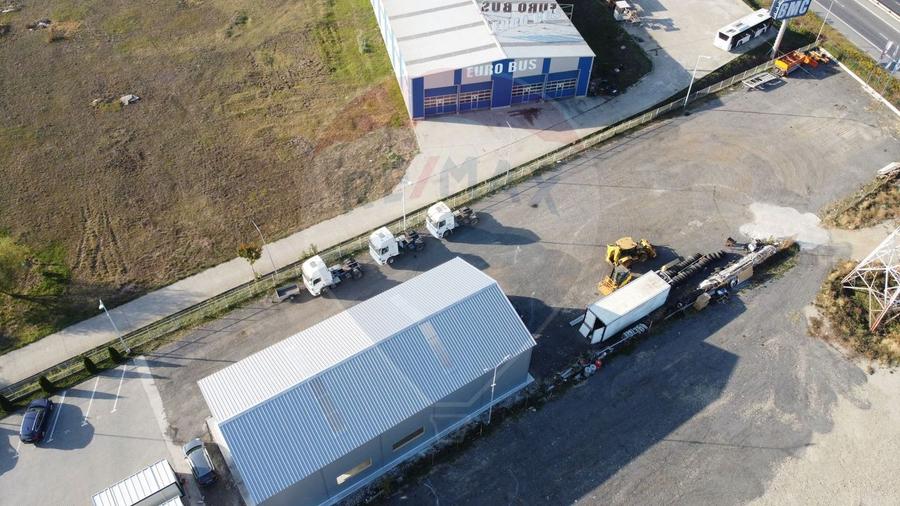Spațiu industrial cu teren generos de vanzare Autostrada A1-Ciorogarla