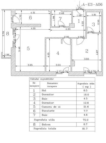 Apartament 3 Camere Aviatiei-Baneasa | Nou | Compartimentat Excelent