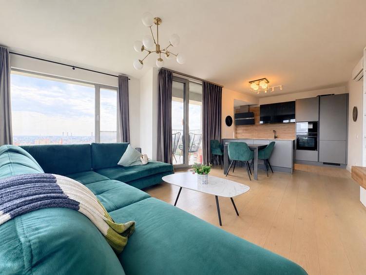 Apartament modern, luminos, cu vedere panoramică superbă asupra orașului