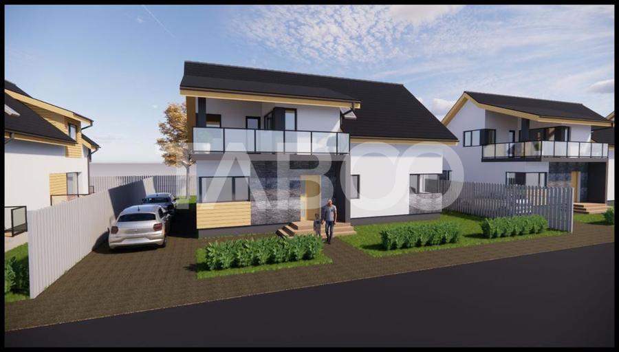 Casa de vanzare 147 mpu 5 camere si teren de 434 mp Cristian Sibiu