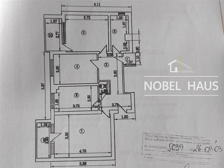 Apartament 3 camere, decomandat, etajul 3, Zona Gura Leului