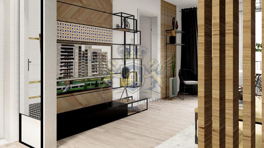 Garsoniera Modern, 46 Mp,Finalizat, Tractorul-Mall-Coresi