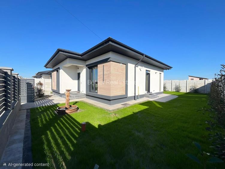 Casă de vânzare parter individuală nouă, Berceni Ilfov | 4 camere | teren 370 mp - 3