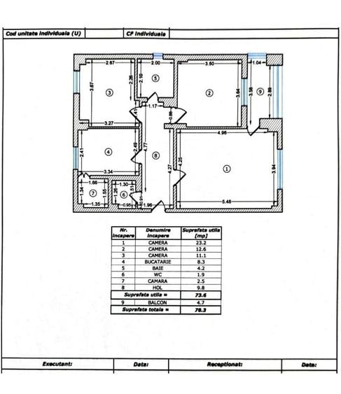 Militari Lujerului Virtutii, bloc 1988, apartament 3 camere decomandat cu 2 bai