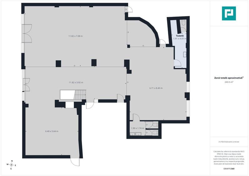 Spațiu Comercial 191 mp | Decebal | Etaj 1