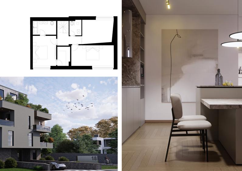 20 apartamente noi cu 3 camere in proiectul CC Homes: www.cchomes.ro