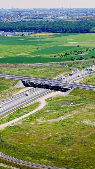 Teren 30 Hectare la Autostrada A1 București–Pitești | Km 34 | Front 550 ml - 7