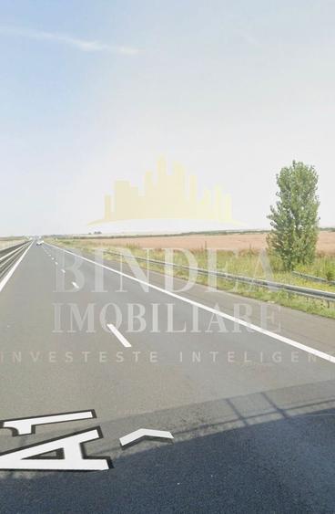 Teren arabil Giarmata langa autostrada