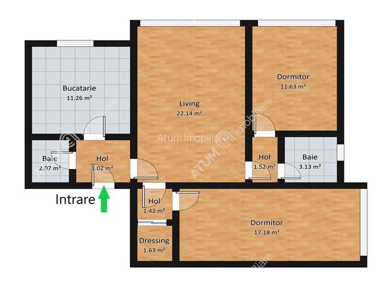 Apartament 3 camere mobilate utilate 2 bai pivnita zona Turnisor Sibiu - 9