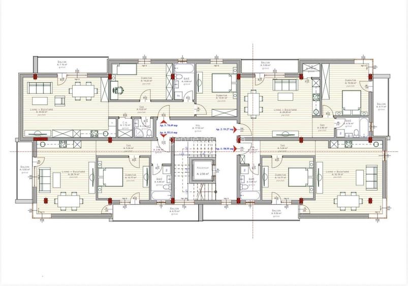 Teren cu autorizație | apart-hotel | 2S+3R+ER | Bună Ziua - 12