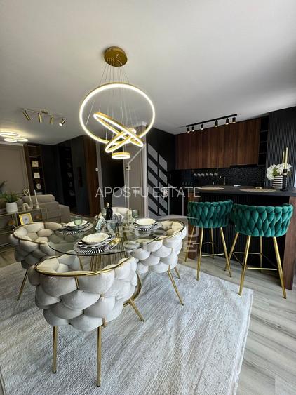 Apartament cu doua camere, mobilat LUX, etajul 11 - 11
