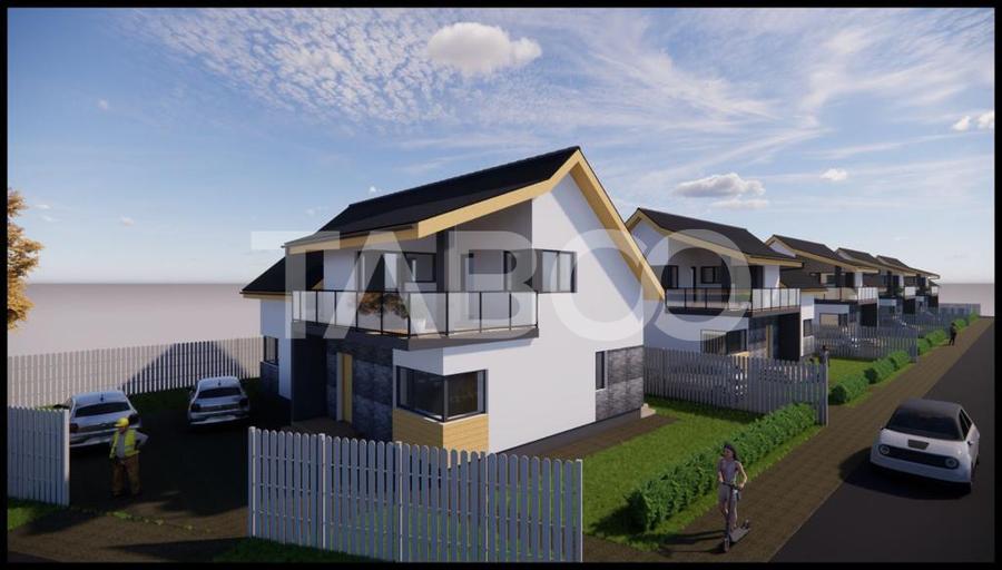 Casa de vanzare 147 mpu si 5 camere teren de 434 mp Cristian Sibiu