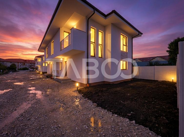 Casa de vanzare tip duplex cu 4 camere si curte generoasa in Floresti