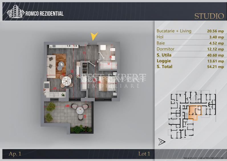 Apartament 2 Camere | Panouri Fotovoltaice | Comision 0%