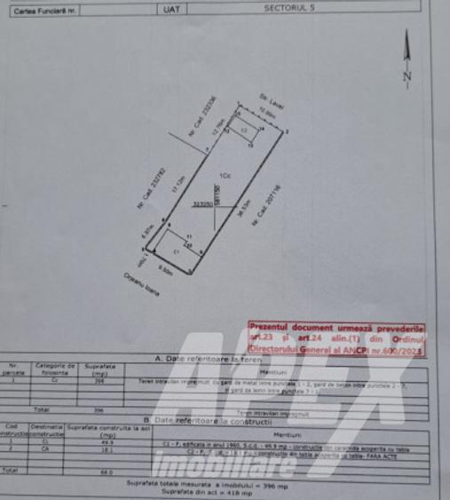 Teren imprejmuit 396 m | COMISION 0% | Drumul Taberei - Str. Lavei