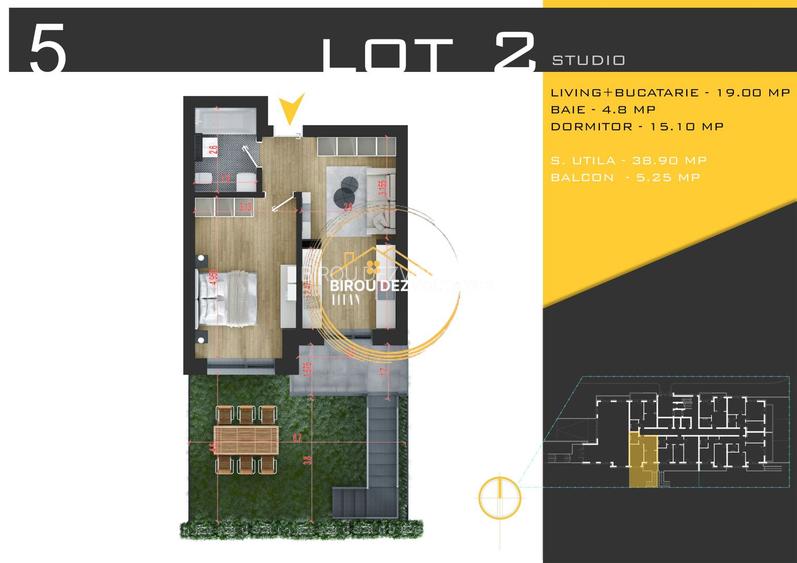 Titan decomandat gradina privata metrou Teclu pallady ikea titan - 1