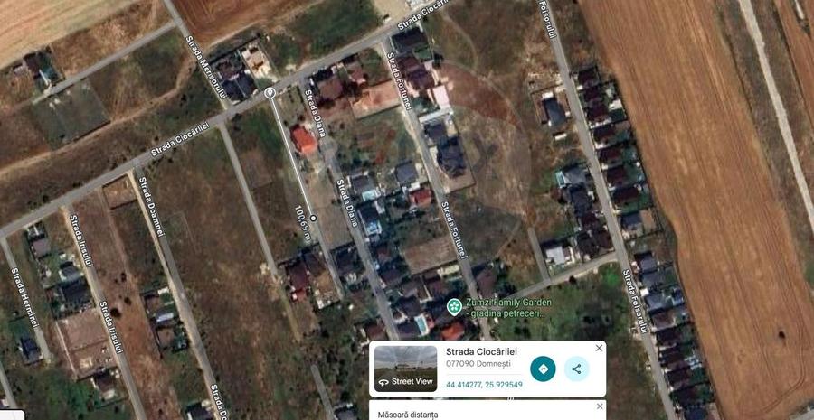 Teren de vanzare pentru casa 621mp plus drum Domnesti, str Diana
