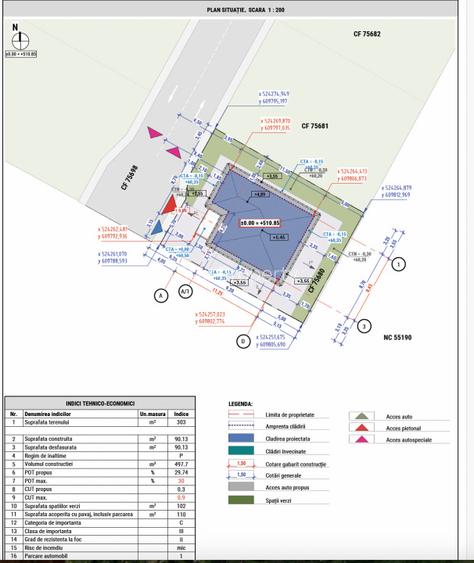 Teren intravilan cu autorizație de construcție – Comuna Berceni, 303 mp - 6
