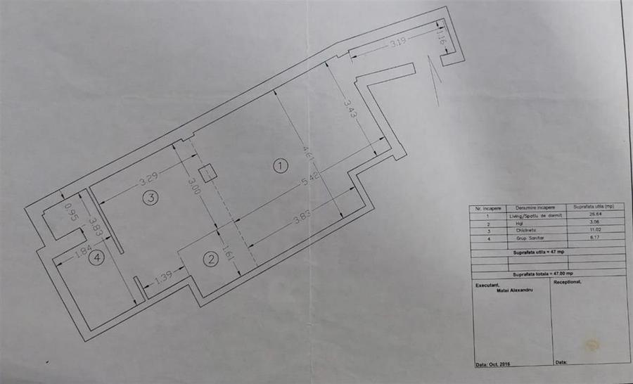 Apartament 2 camere Open Space Ultra Central - A I Cuza