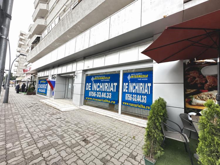 INCHIRIERE Spațiu comercial 173 mp. Vitrina Mare la Bulevard CETATE Alba Iulia
