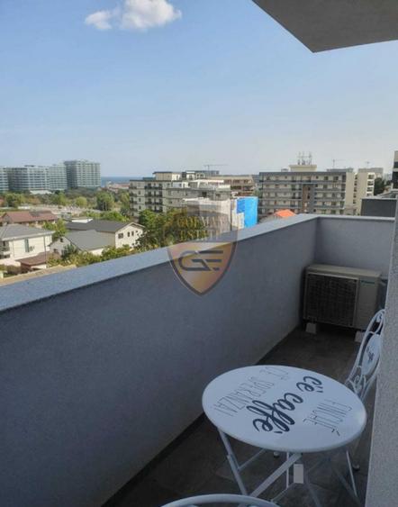 2 camere 52mp, Mamaia nord - bloc NOU-  vedere la mare, gaze, A/C.