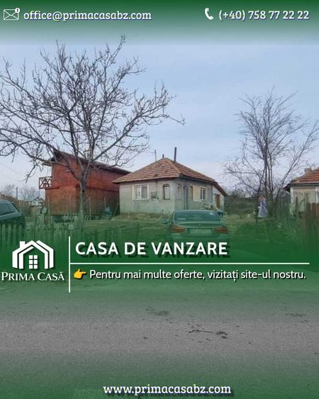 Casa in Suditi Posta Calnau (12km de Buzau) teren 1111mp Pret: 27.000 Euro