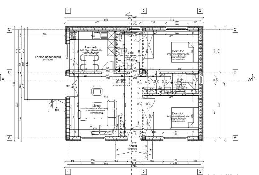 Casa parter 3 camere -  Berceni - 1