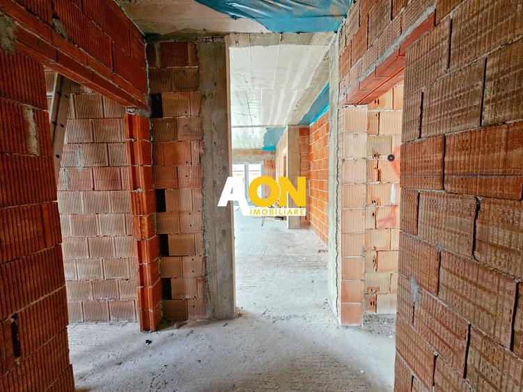 Casa nouă 123 mp utili, semifinisată, 535 mp teren, pod mansardabil
