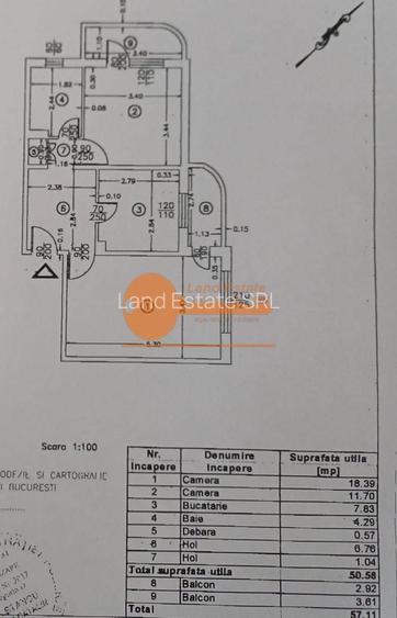 Apartament cu 2 camere in zona Apusului - 9