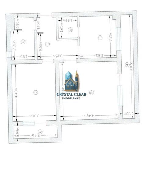 Apartament spațios cu 2 camere - zona Sântana de Mureș - 1