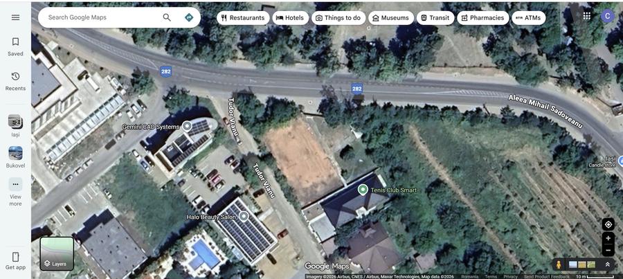 Teren Comercial/Tenis de Inchiriat 1152mp Copou Aleea Mihail Sadoveanu