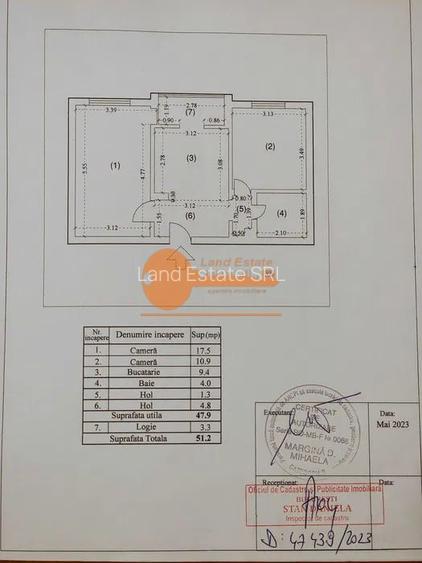 2 Camere ( 8 minute Metrou Gorjului-Centrala Proprie ) - 8