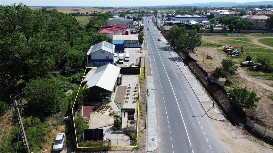 Spatiu Comercial 210 mp ,667 mp teren pe E 85 - Calea Moldovei -