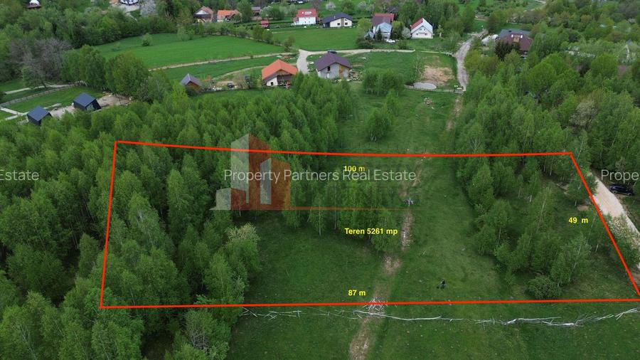 Teren intravilan 5.261 mp Tohănița | Deschidere 49 m | Utilități, lângă pădure - 2