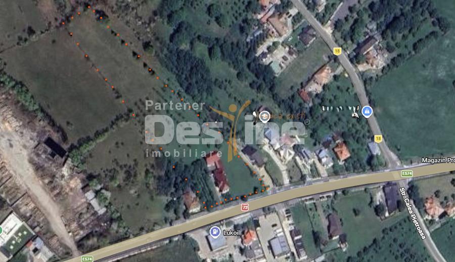 Teren intravilan Valea Mare Pravat 9.915 mp, deschidere DN