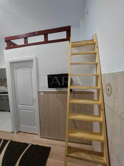 Garsonieră modernă cu pivniță și curte, zona liceului Mihai Eminescu.
