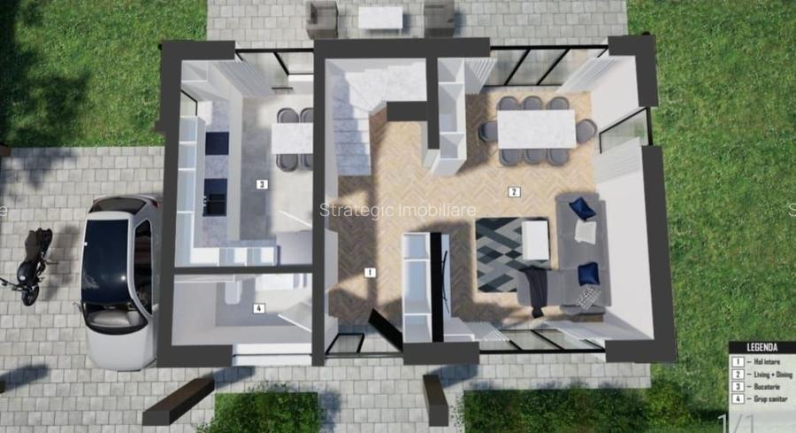 Casa individula, zona Primariei Floresti - 2