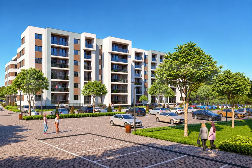 Apartament 2 camere, 52 mp, zona Smarald City - 2