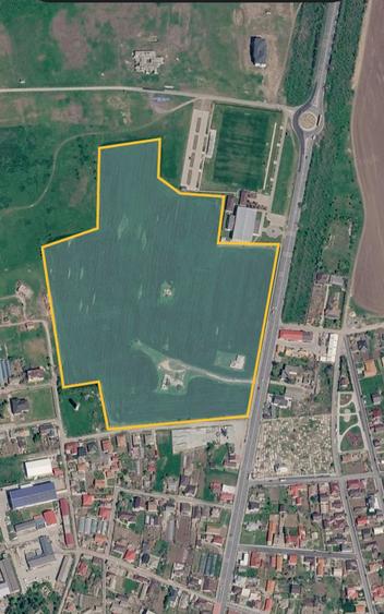 Teren 23 August -intravilan cu 260 m deschidere la DN 39