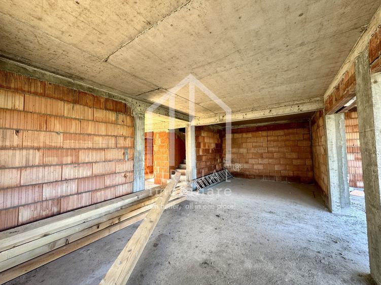 Casa cu 4 camere, 117mp utili+terasa acoperita(26mp), teren 334mp