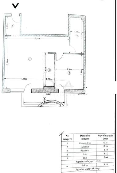 2 camere Ozana, centrală, et. 4, an 2019, metrou, 66 mp - 11
