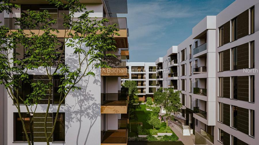 Apartament 3 camere | Geam tripan și tâmplărie PVC gri | Pipera - 17