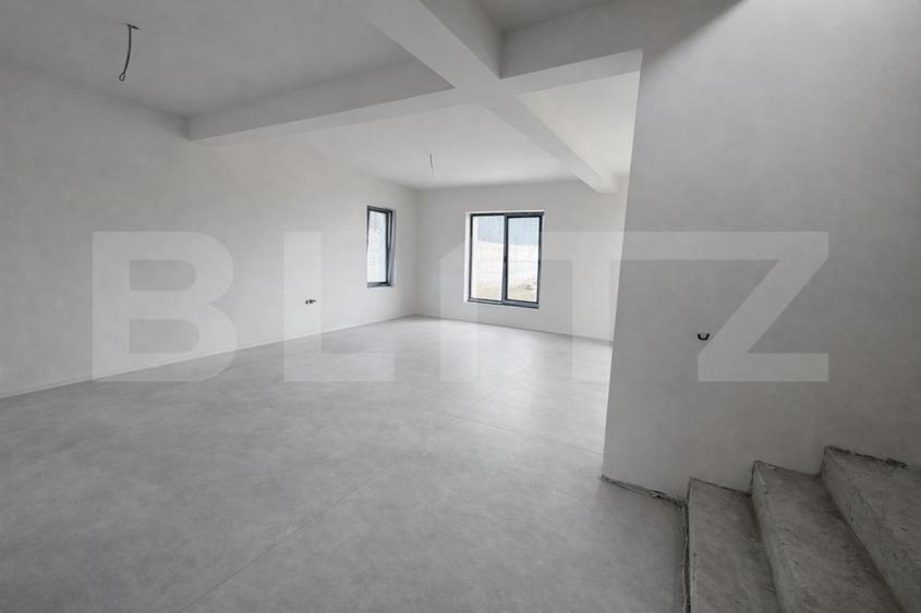 Casă individuală modernă cu 3 dormitoare, 120 mp utili, 463 mp de teren - Dezmir