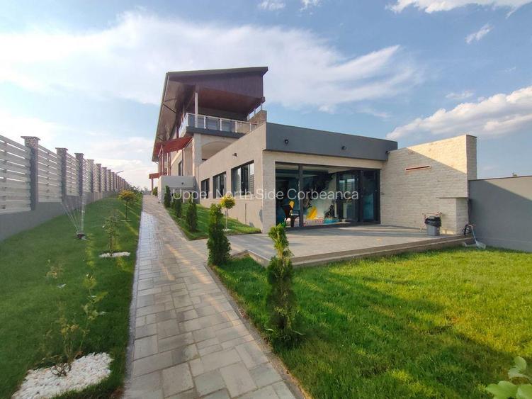 Vila spectaculoasa cu Piscina Incalzita | Malul Lacului Corbeanca | Teren 1000mp - 11