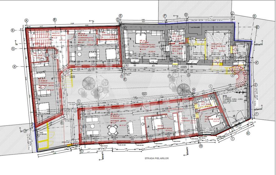 Apartament 2 camere | Et 1+ M | Curte si Terasa | ULTRACENTRAL